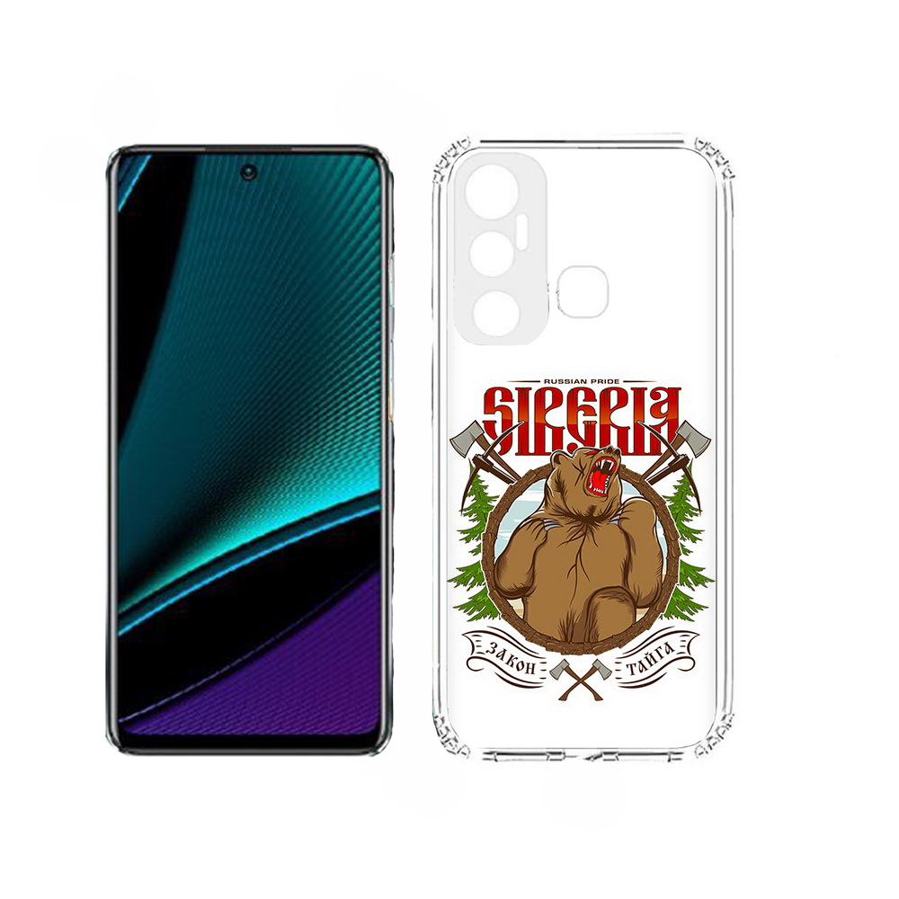 

Чехол MyPads Тайга для Infinix Hot 11, Прозрачный, Tocco