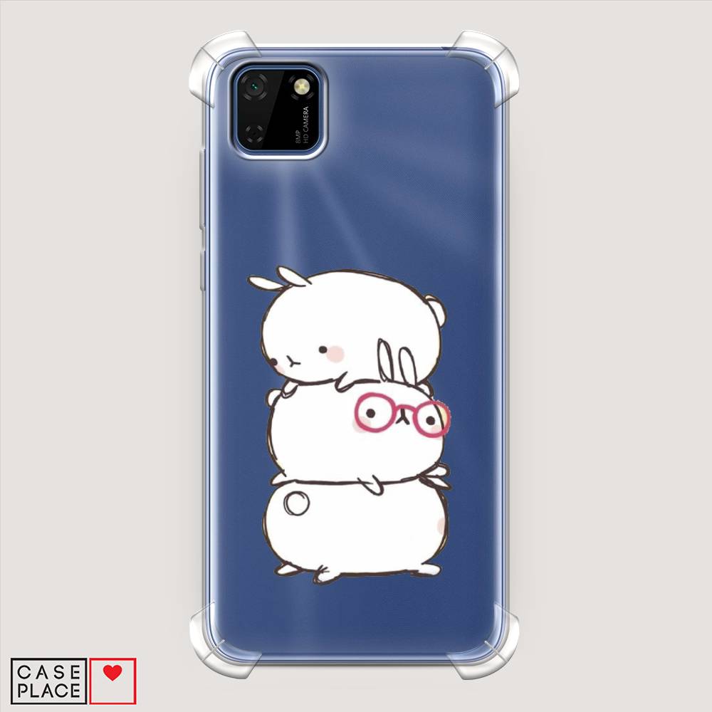 

Чехол Awog на Huawei Y5p "Бутерброд", Розовый, 6103751-1