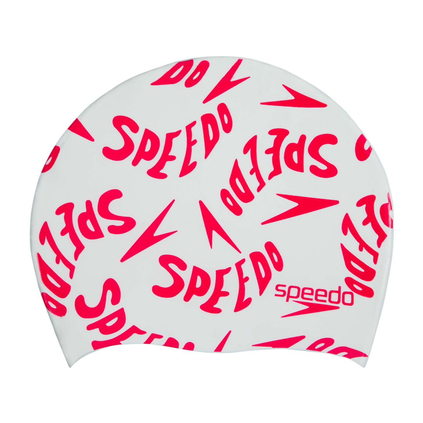 Шапочка для плавания Speedo SPEEDO Junior Slogan Cap белый