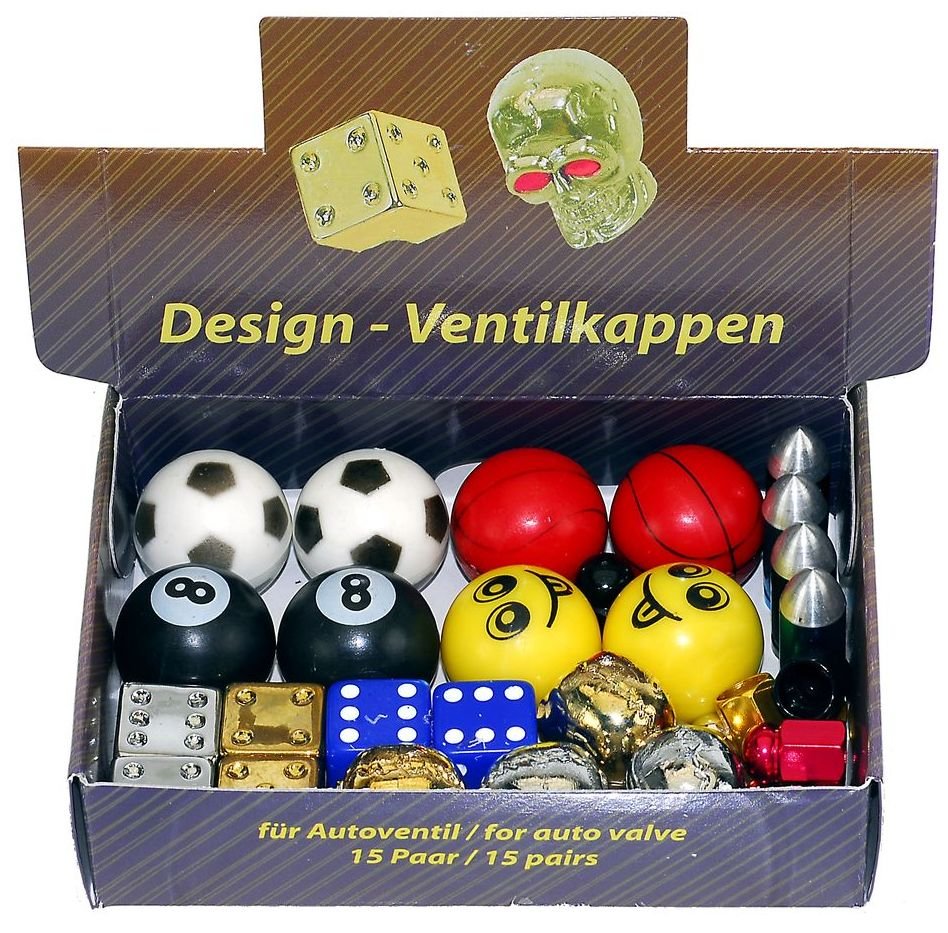 Колпачки Ventura 5-519970 для ниппеля авто алюминий/пластик