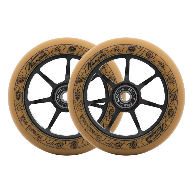 Колесо для самоката Комета Старт Коричневый/чёрный