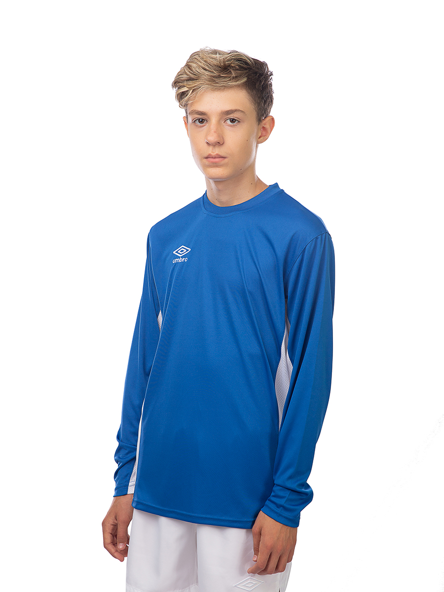 Футболка детская Umbro FIELD JERSEY LS, синий, 170