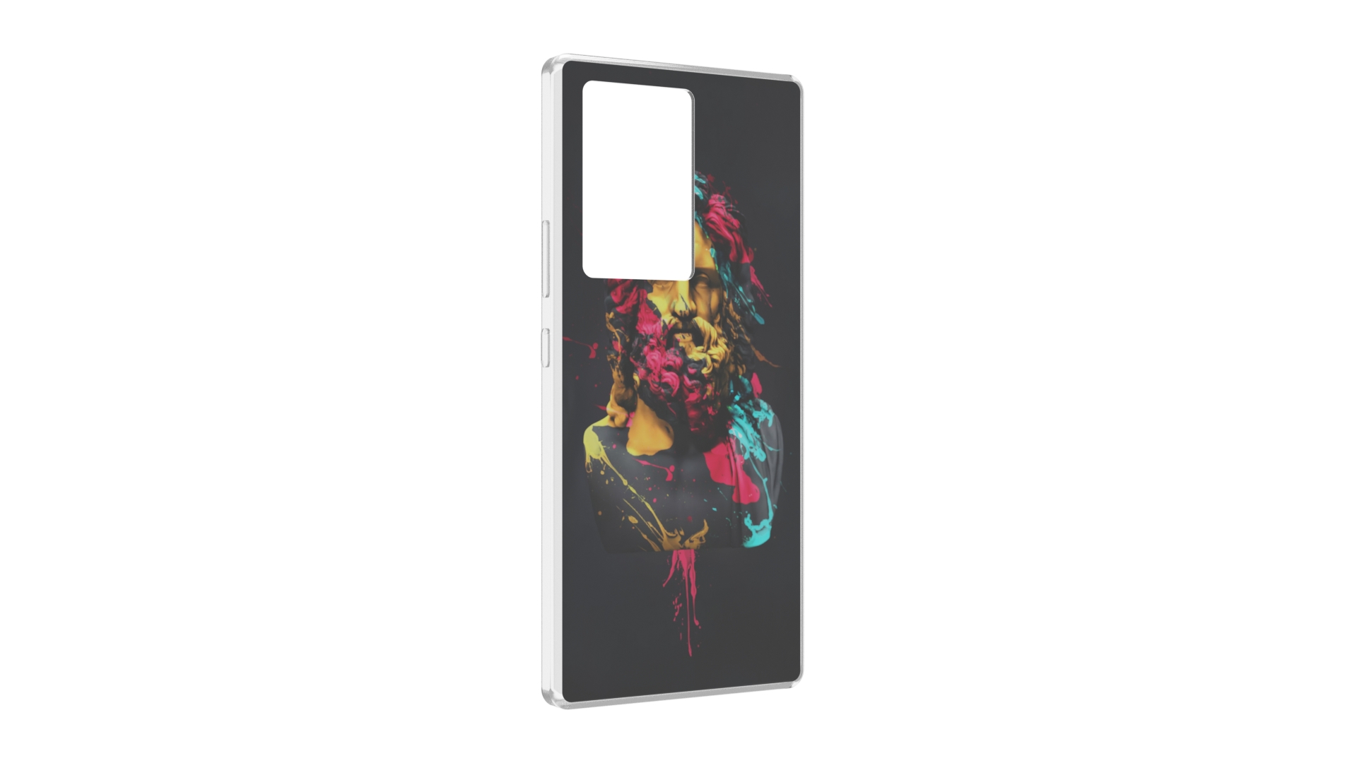 

Чехол MyPads арт-статуя-краски для ZTE Nubia Z40 Pro, Прозрачный, Tocco