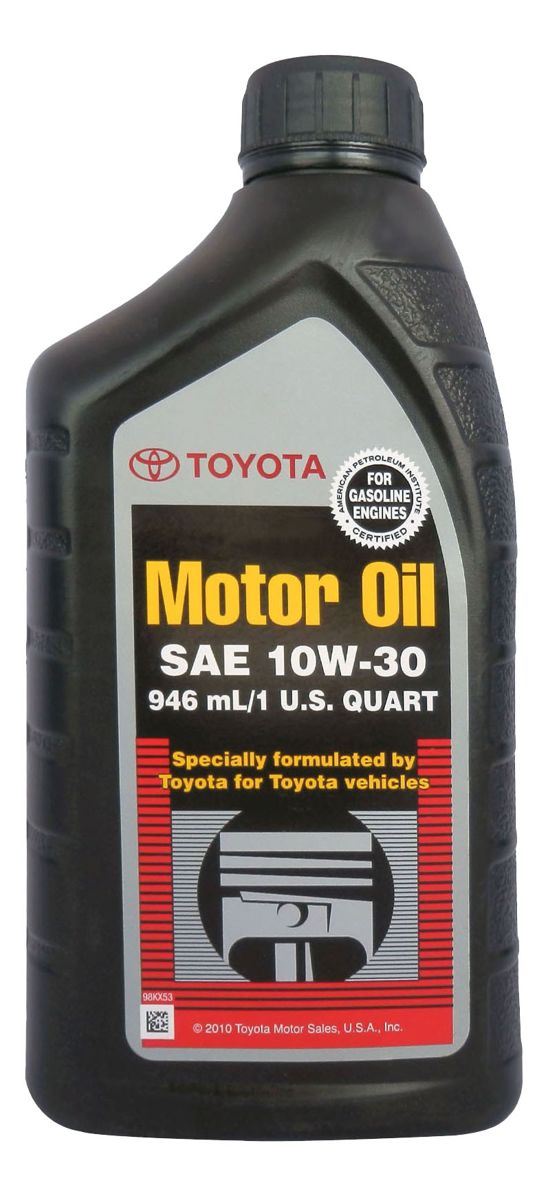 фото Моторное масло toyota motor oil sm/sn 10w30 0,946 л