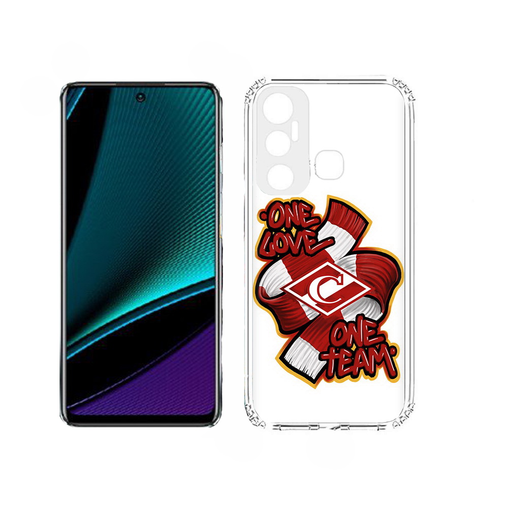 

Чехол MyPads Одна любовь-Спартак для Infinix Hot 11, Прозрачный, Tocco