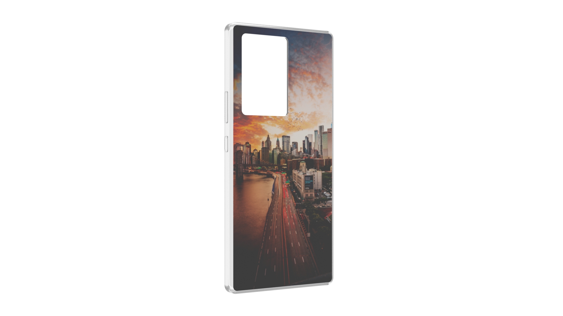 

Чехол MyPads американский город фото для ZTE Nubia Z40 Pro, Прозрачный, Tocco