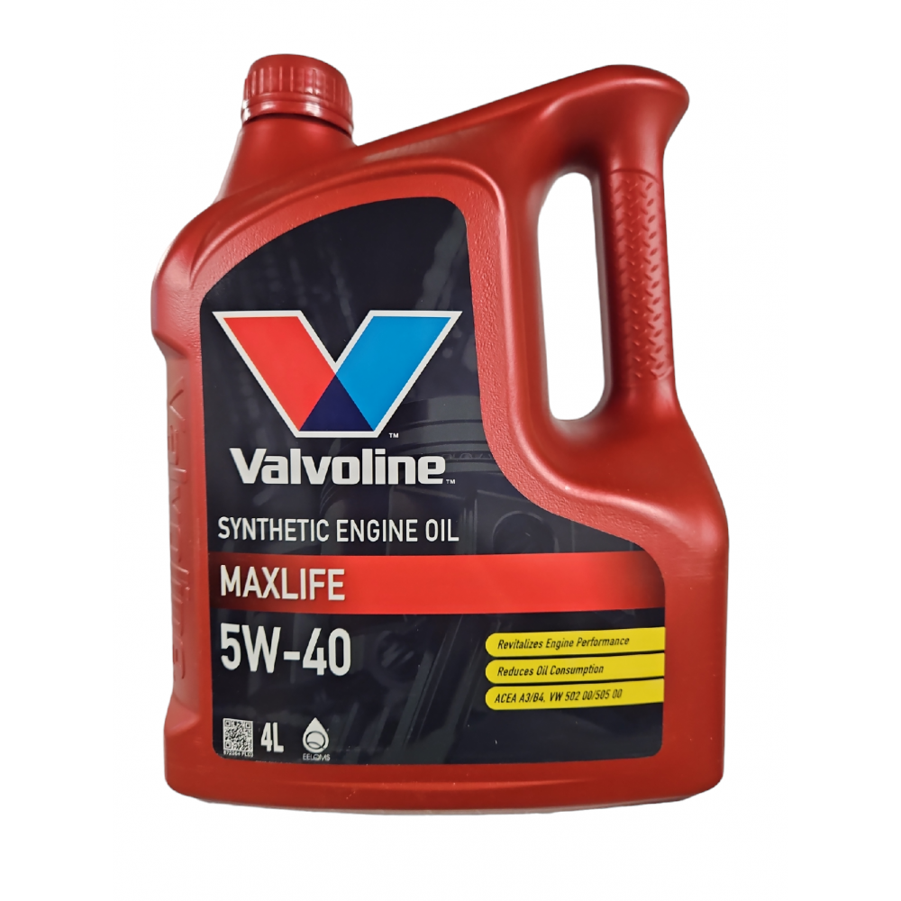 Моторное масло Valvoline Maxlife Full Synthetic 5W40 4л