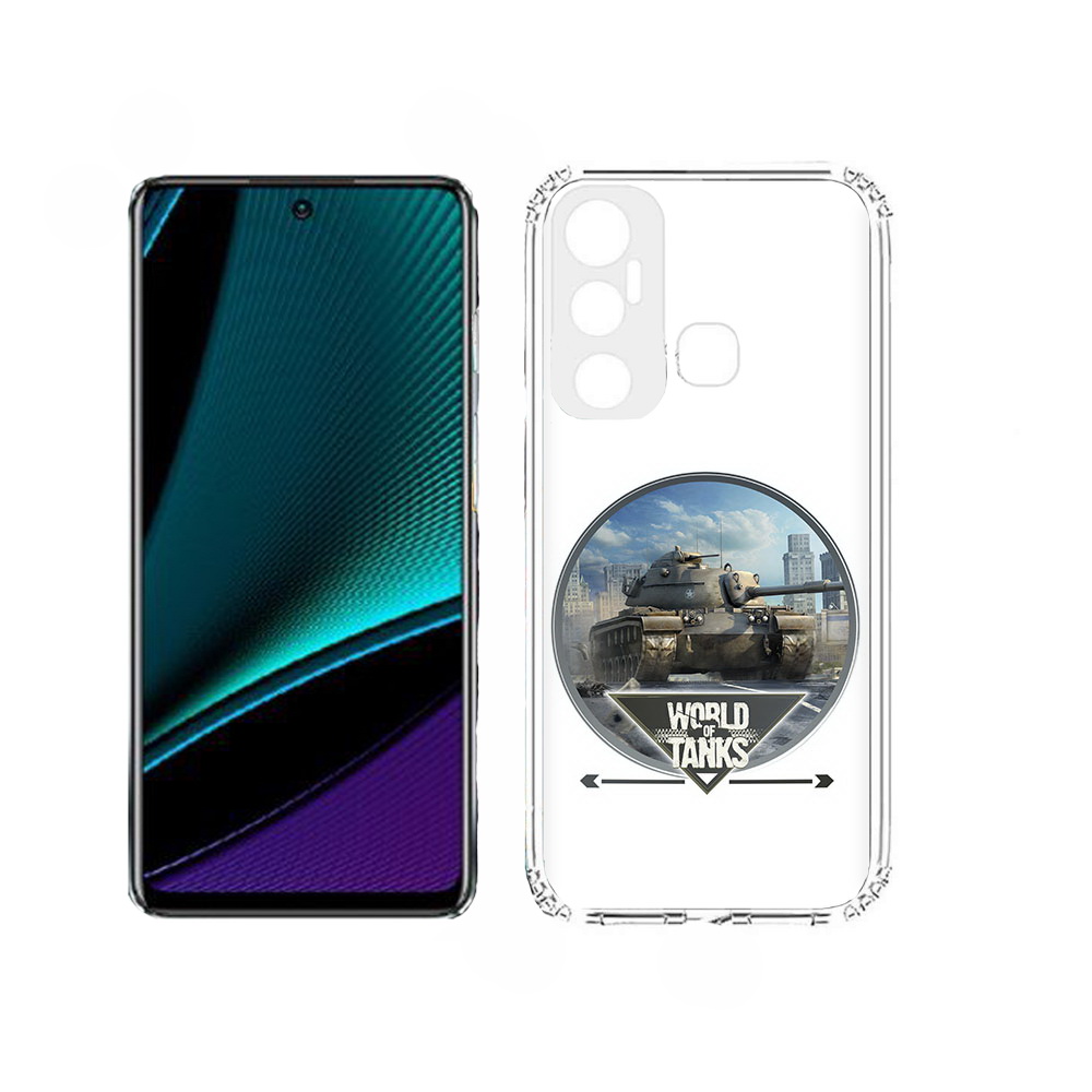 

Чехол MyPads Мир танков для Infinix Hot 11, Прозрачный, Tocco