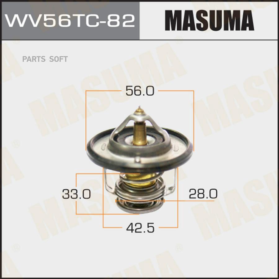 

Термостат Toyota Dyna, Estima, Land Cruiser Prado (J90, J120) Masuma Masuma арт. WV56TC82