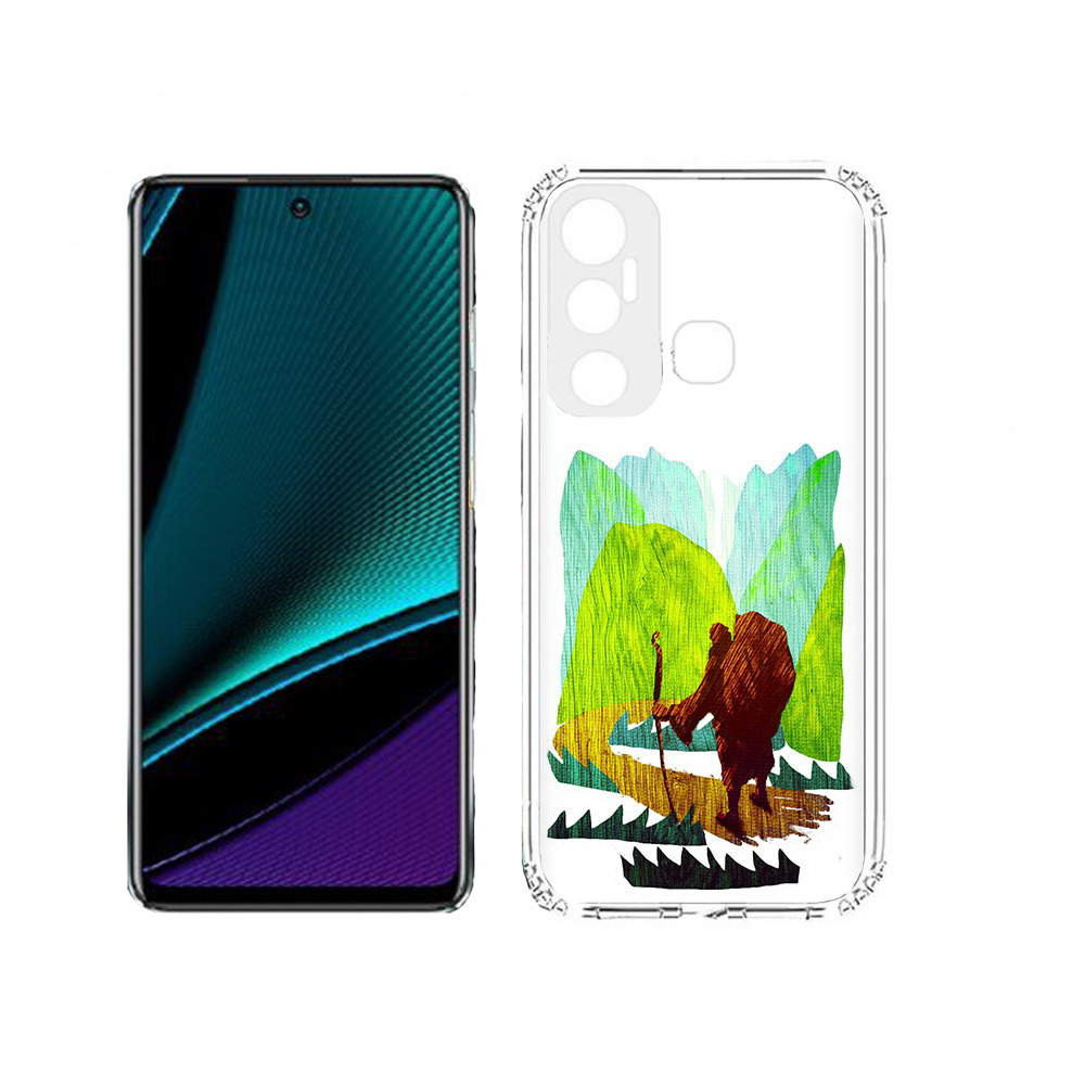 

Чехол MyPads Лесная тропа для Infinix Hot 11, Прозрачный, Tocco