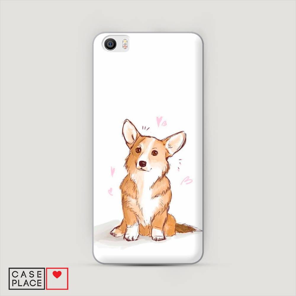 

Пластиковый чехол "Корги любовь" на Xiaomi Mi5, 30440-1
