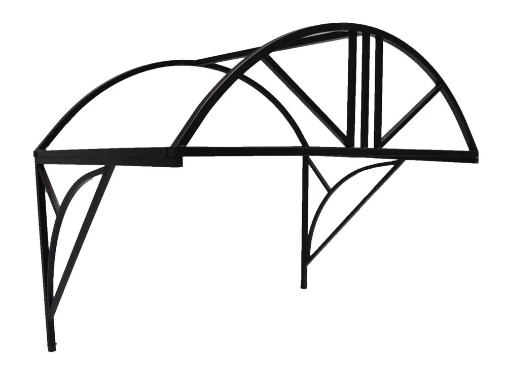 Козырек над крыльцом арочный 1,5 метра.