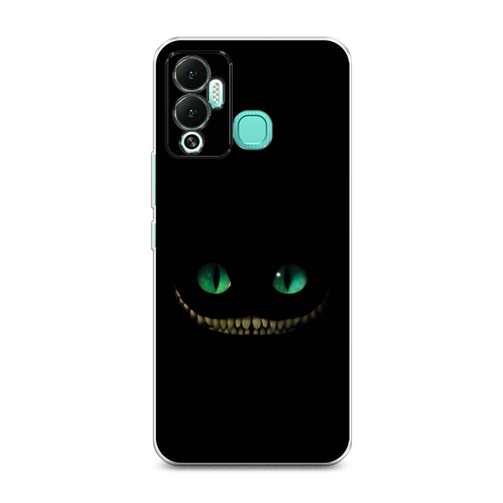 

Чехол Awog на Infinix Hot 12 Play "Зеленоглазый чеширский кот", Разноцветный, 3101750-10