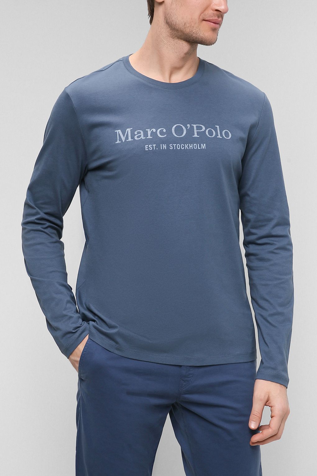 

Лонгслив мужской Marc O’Polo 220 2220 52152 синий 2XL, 220 2220 52152