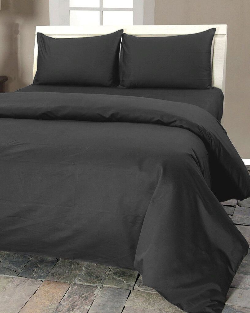 

Постельное белье Maktex Евро Макси из сатина на резинке Графит Люкс, Евро Макси из сатина на резинке