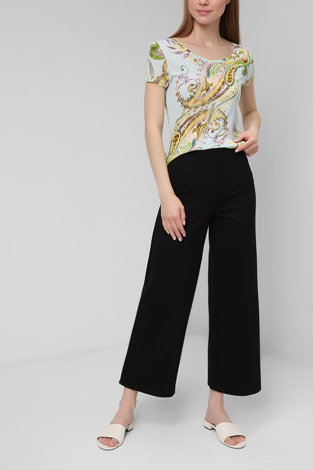 

Футболка женская Desigual 21SWTKB4 голубая L, 21SWTKB4