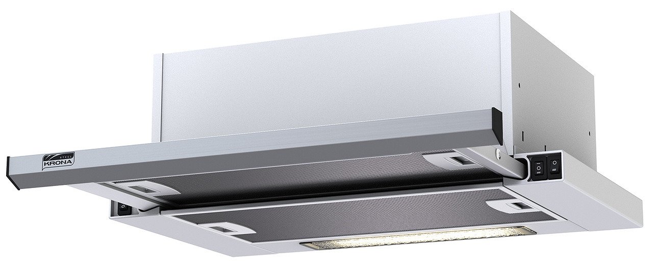 

Вытяжка встраиваемая Krona Kamilla slim 500 Inox/Inox нержавеющая сталь (1 мотор)