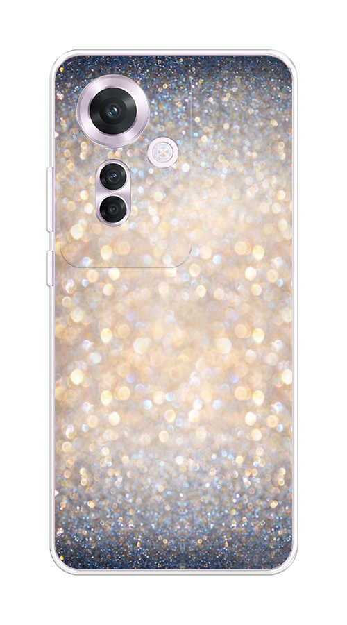 

Чехол на Oppo Reno 11F "Мерцание рисунок", Желтый;серый, 2516650-1