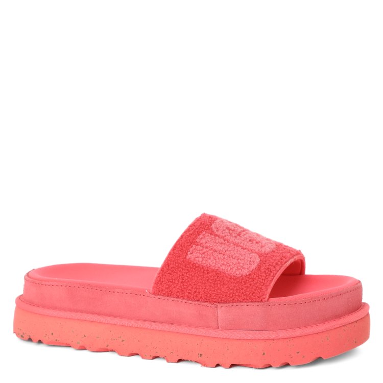 

Шлепанцы женские Ugg красные 37 EU, 1126350