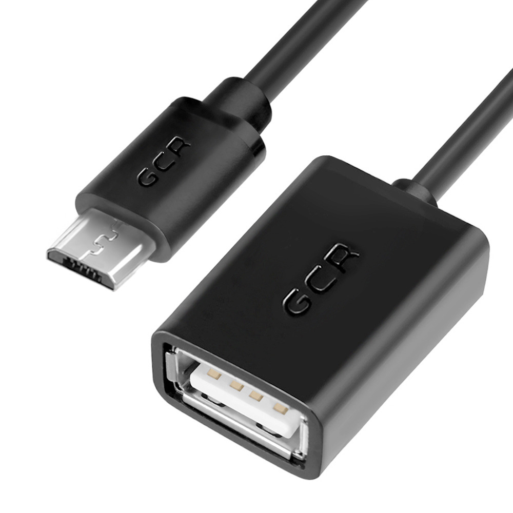 

Кабель USB OTG Greenconnect GCR-MB4AF-AA2S 0.75m