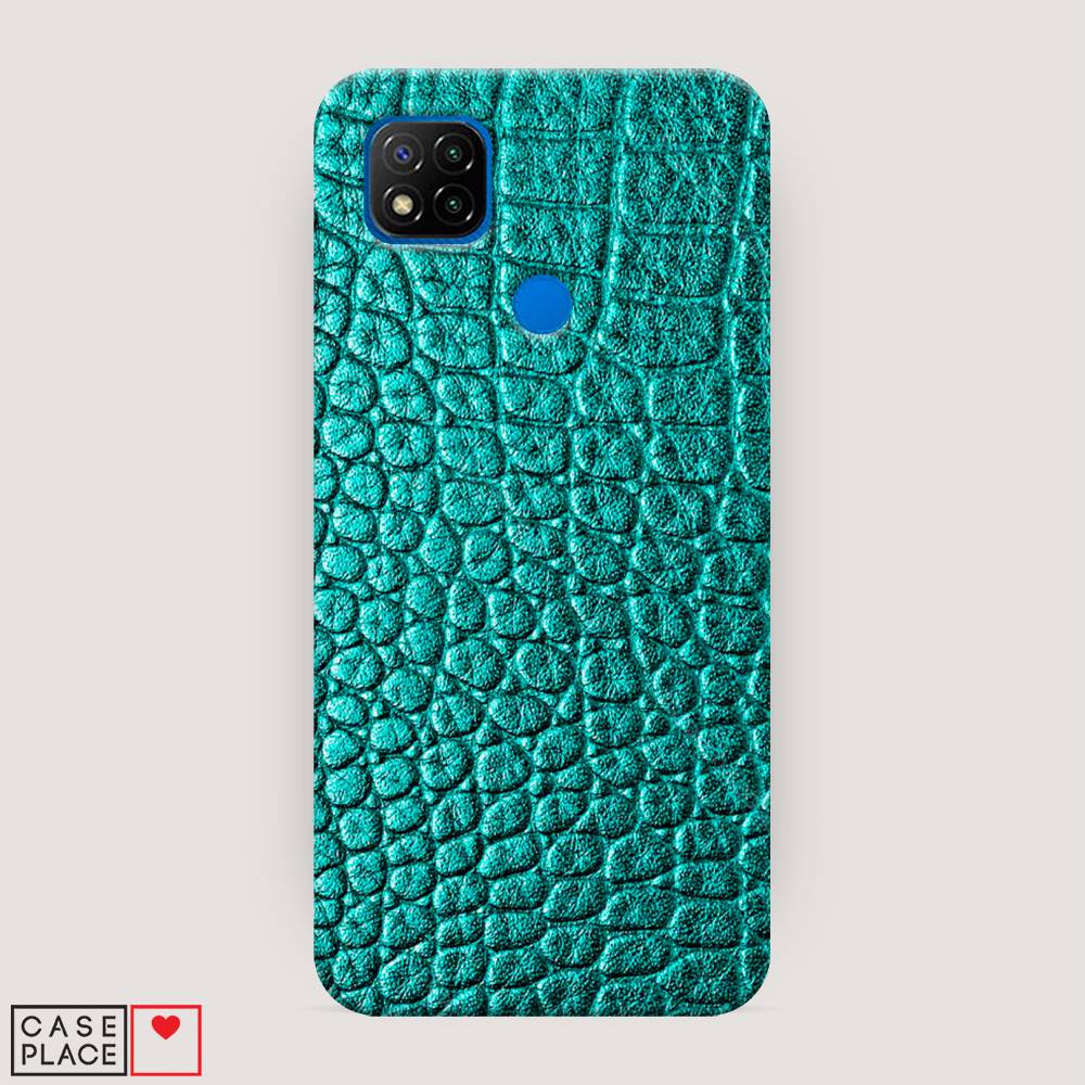 

Пластиковый чехол "Бирюзовая змея" на Xiaomi Redmi 9C, 39020-2