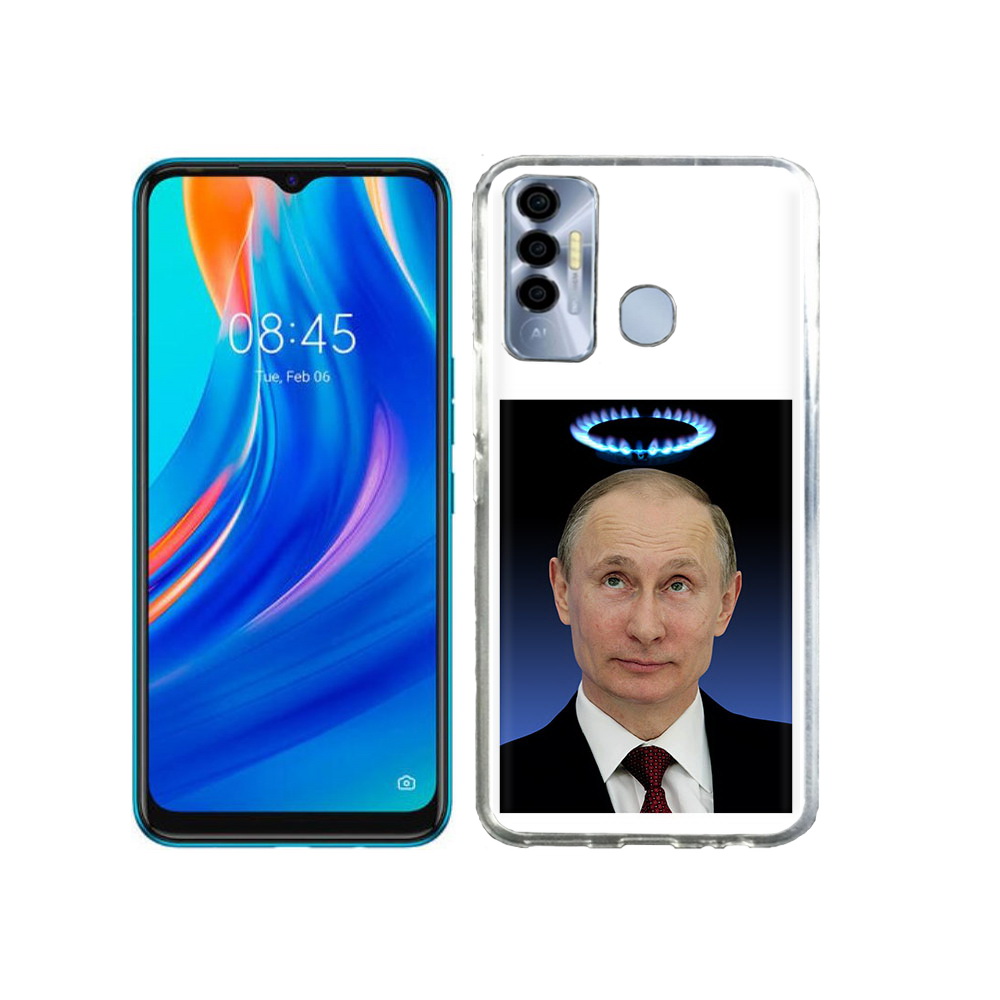 

Чехол MyPads Tocco для Tecno Spark 7P святой газ, Прозрачный, Tocco