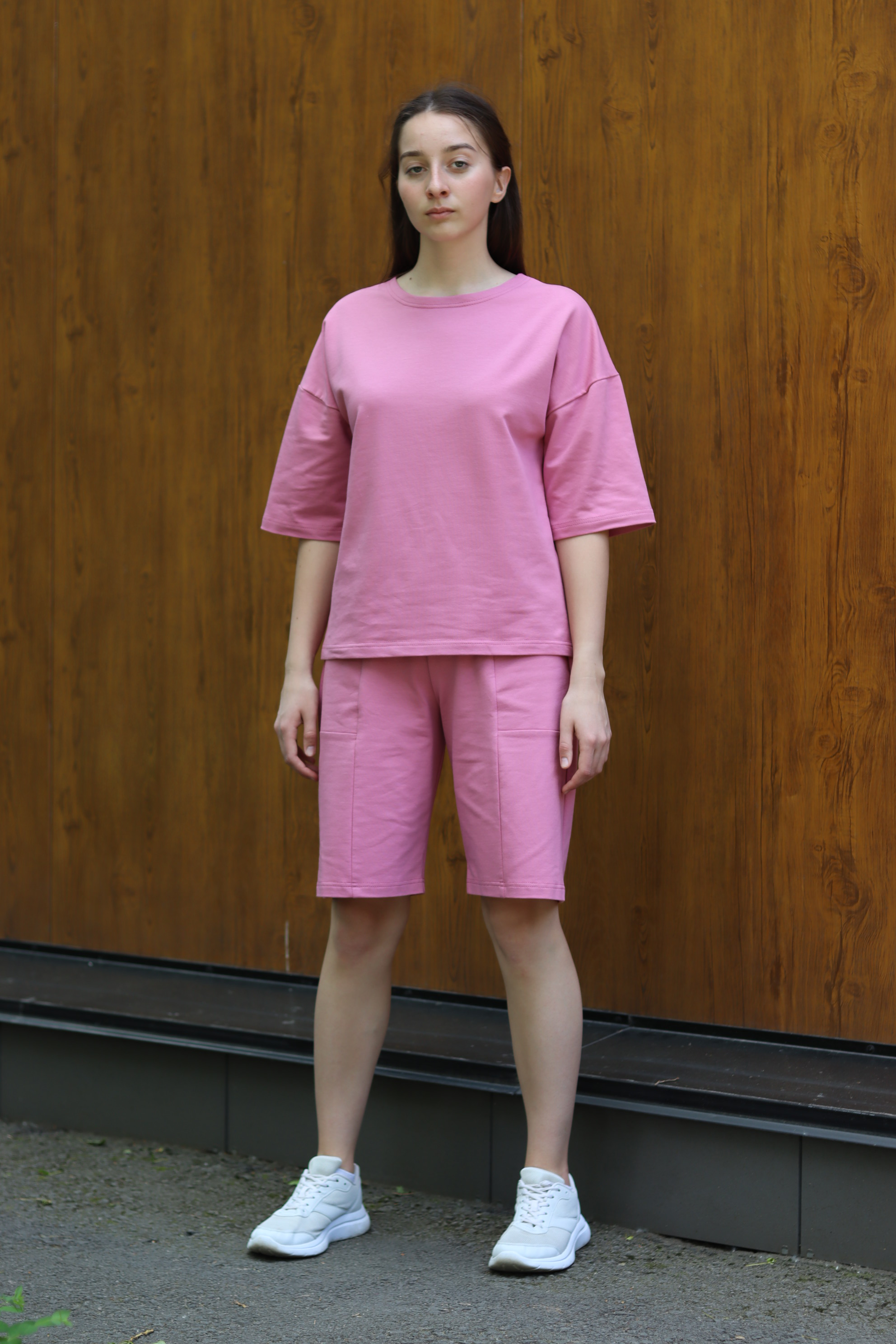 

Костюм женский NoBrand Ш01 розовый 48 RU, Ш01