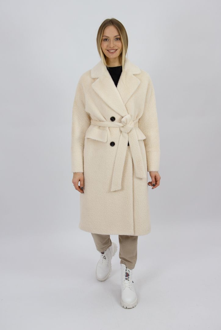

Пальто женское 365 clothes DM-Грейс бежевое 46 RU, Бежевый, DM-Грейс