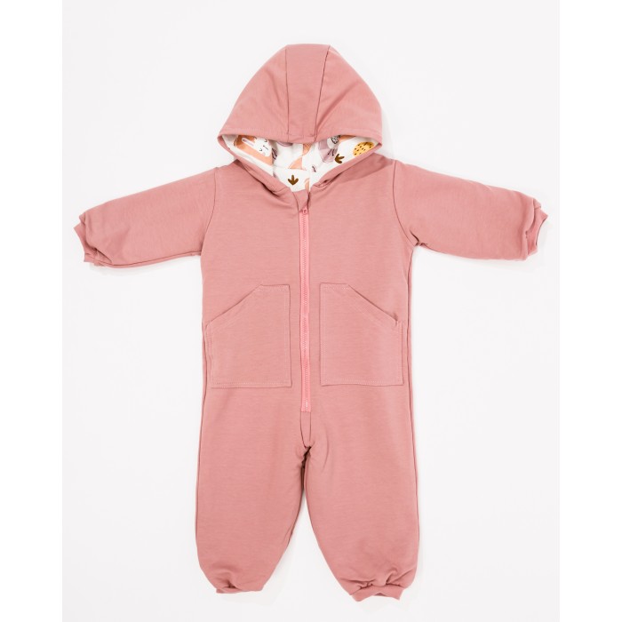 фото Комбинезон утепленный bunnies розовый forest kids