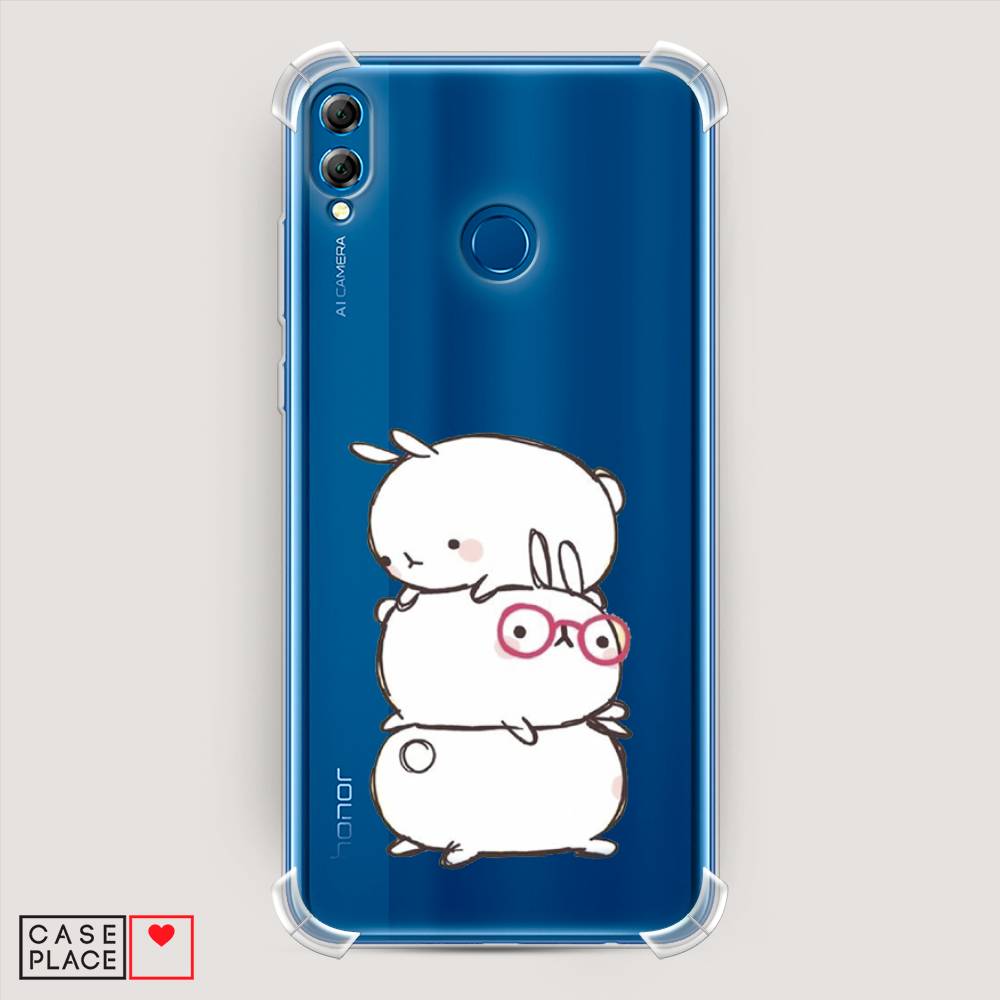 

Чехол Awog на Honor 8X "Бутерброд", Розовый, 66751-1