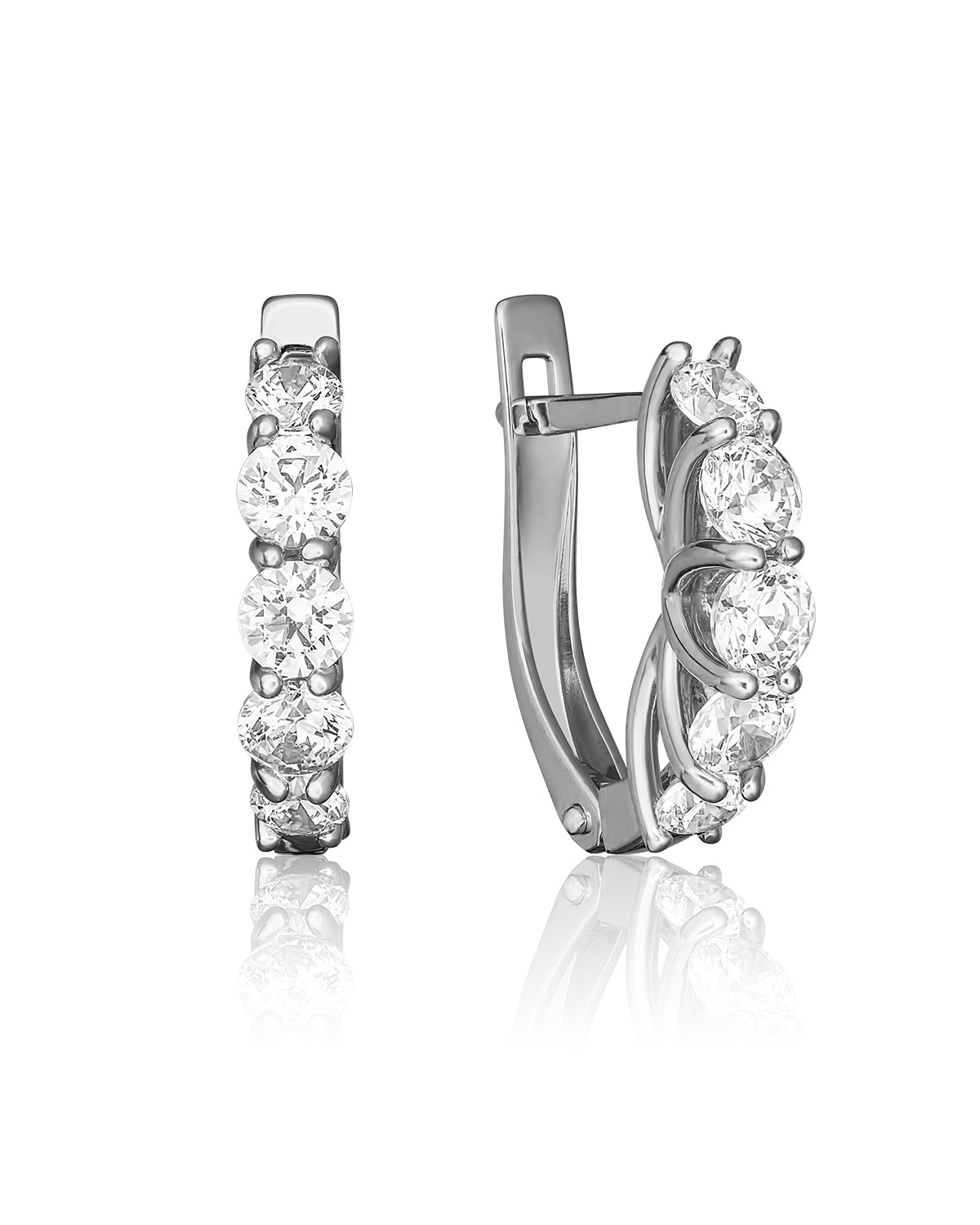 

Серьги из золота с фианитом PLATINA jewelry 02-4581-00-501-1120-38, 02-4581-00-501-1120-38