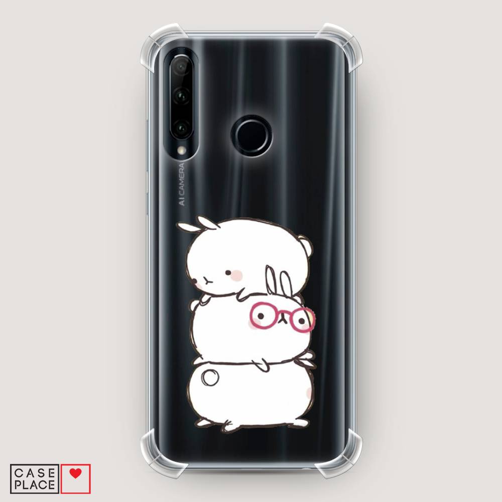 

Чехол Awog на Honor 20 Lite 2019 "Бутерброд", Розовый, 68951-1