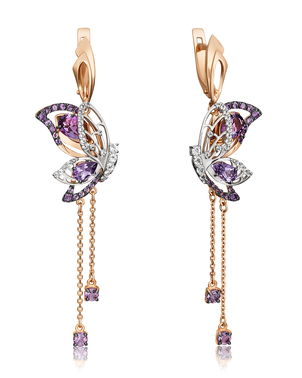 

Серьги из золота PLATINA jewelry 02-4571-00, топаз, 02-4571-00