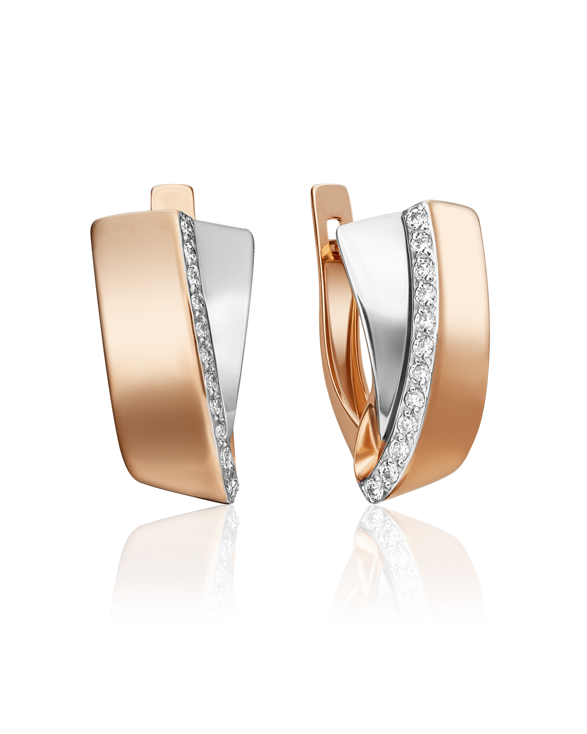 

Серьги из золота PLATINA jewelry 02-4570-00, фианит, 02-4570-00