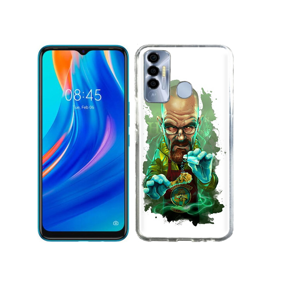 

Чехол MyPads Tocco для Tecno Spark 7P повар, Прозрачный, Tocco