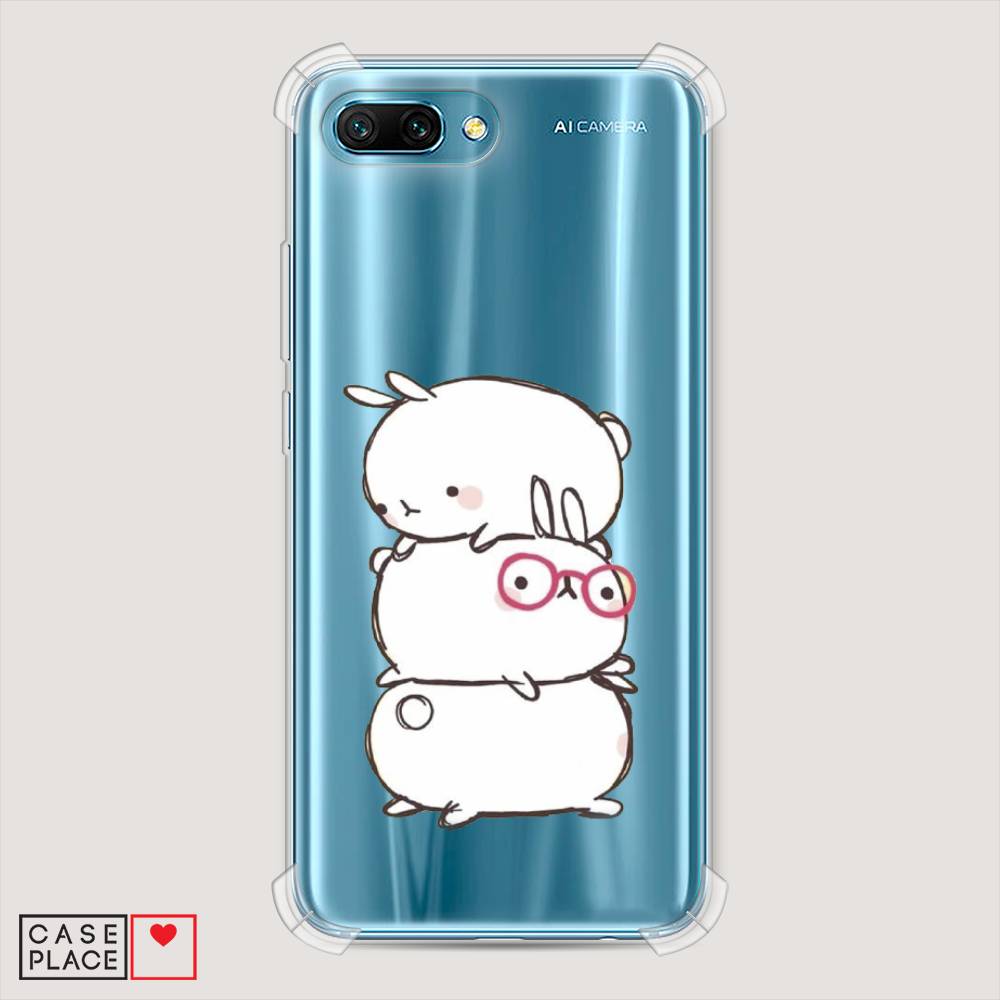 

Чехол Awog на Honor 10 "Бутерброд", Розовый, 65351-1