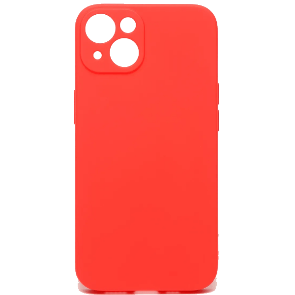 

Чехол iPhone 13 Mini цветной силикон, красный, Чехол iPhone 13 Mini цветнои силикон, красный