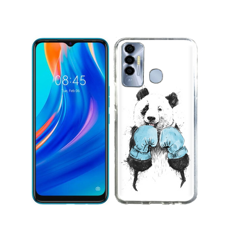 

Чехол MyPads Tocco для Tecno Spark 7P панда боксер, Прозрачный, Tocco