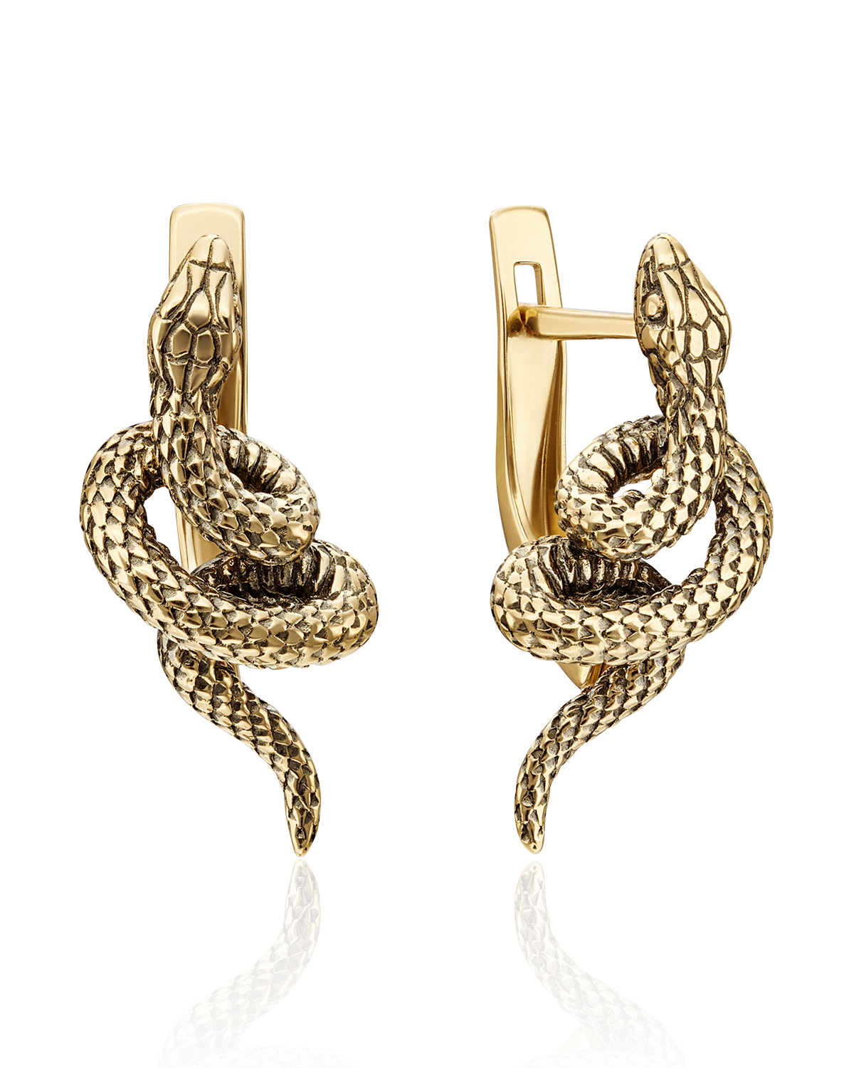 

Серьги из желтого золота PLATINA jewelry 02-4536-00, 02-4536-00