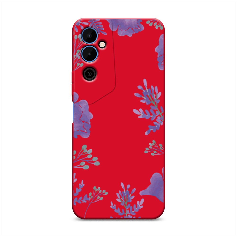 

Чехол Awog на Tecno Pova Neo 2 "Сиреневая цветочная рамка", Прозрачный;фиолетовый, 302453-1