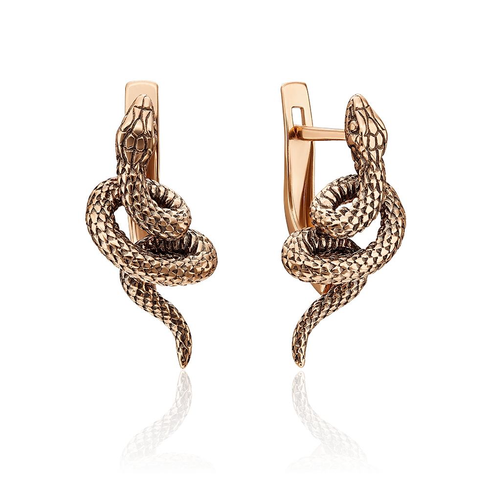 

Серьги из красного золота PLATINA jewelry 02-4536-00, 02-4536-00