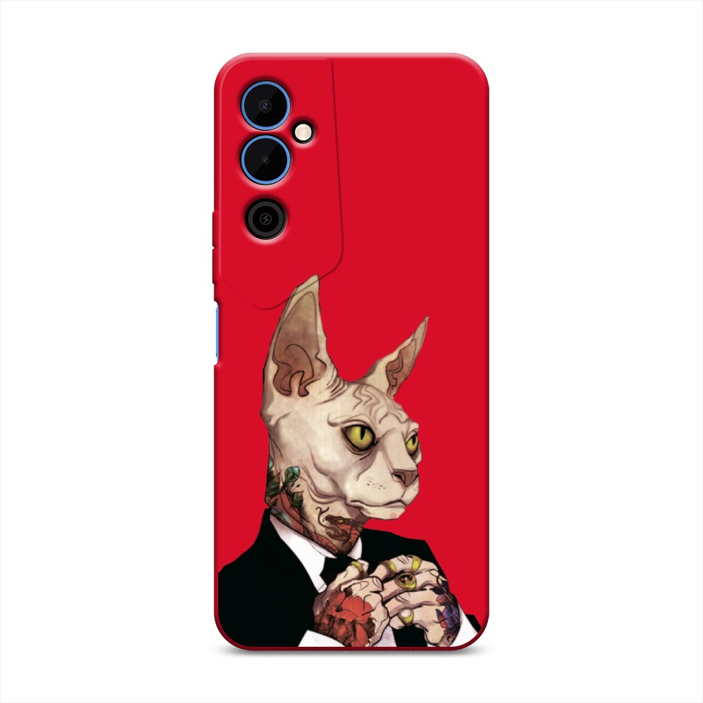 

Чехол Awog на Tecno Pova Neo 2 "Татуированный сфинкс", Бежевый;черный;красный, 302453-1