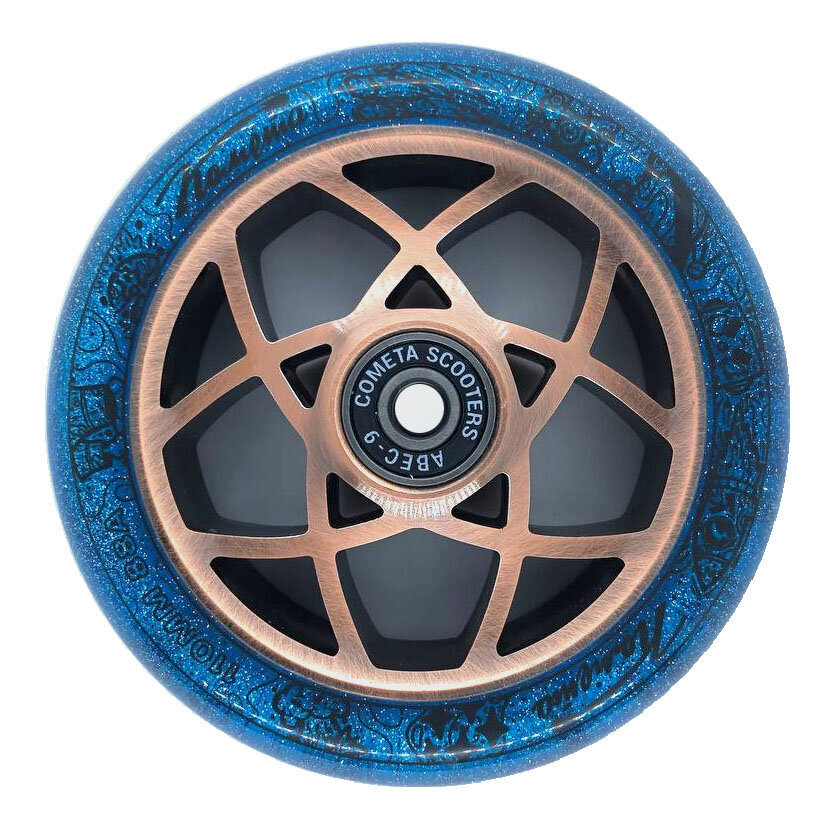 Колесо для самоката Комета Атом Синий/медный