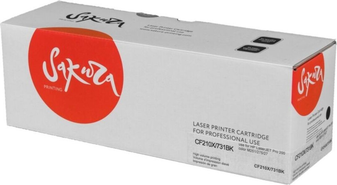 

Картридж лазерный SAKURA CF210X/731BK черный, CF210X