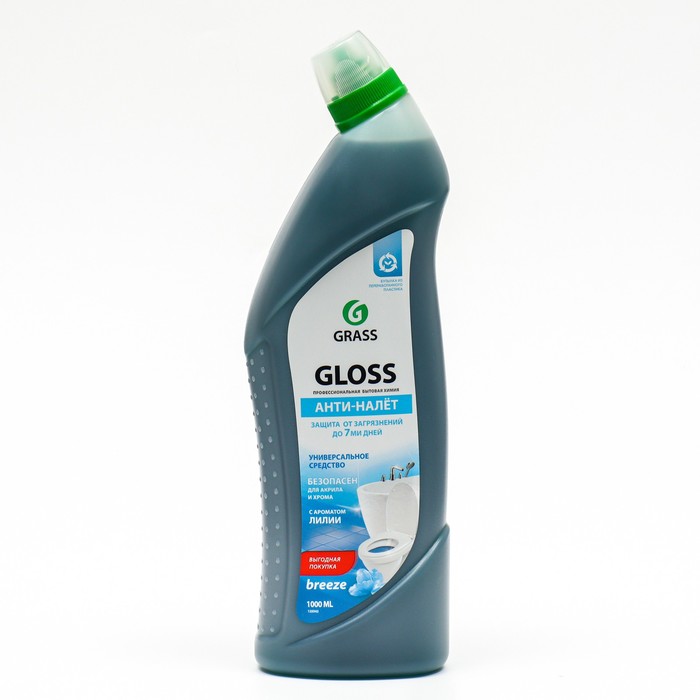 

Чистящий гель Gloss breeze, для ванны и туалета, 1000 мл