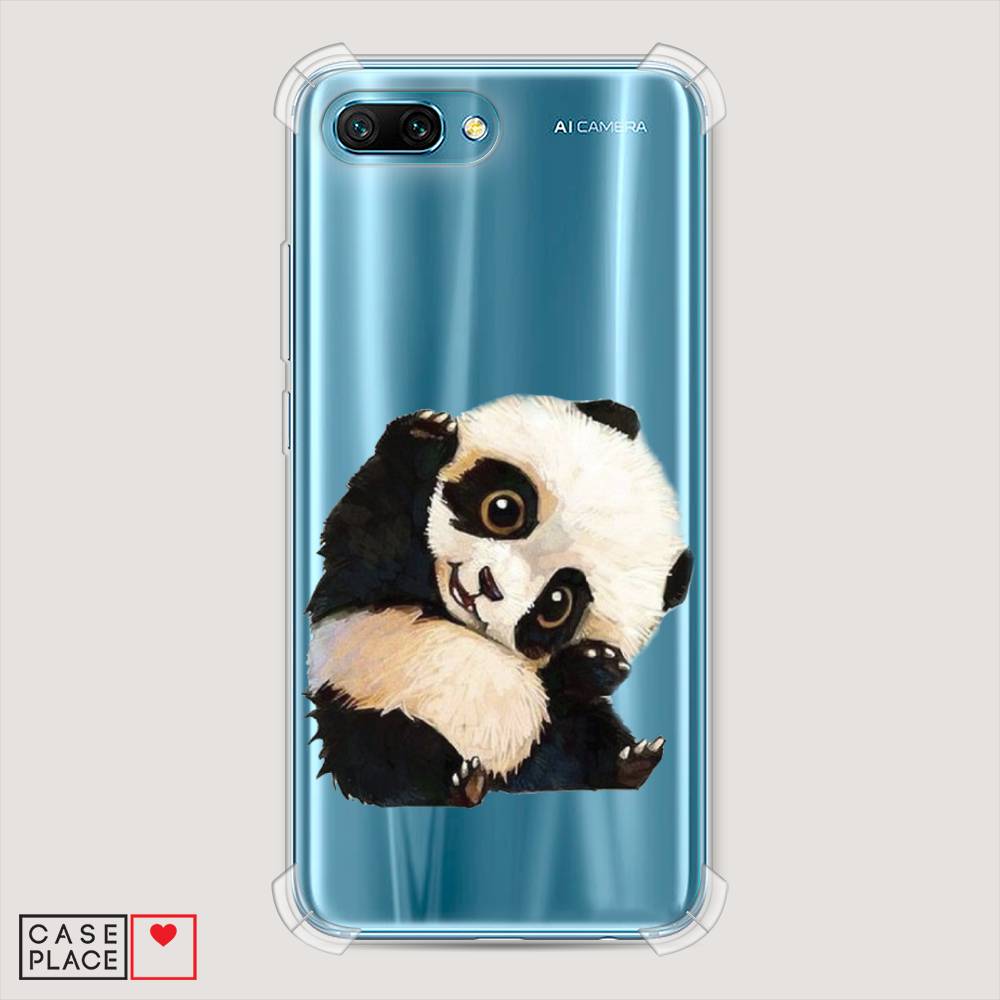 

Чехол Awog на Honor 10 "Большеглазая панда", Черный;синий;белый, 65351-1
