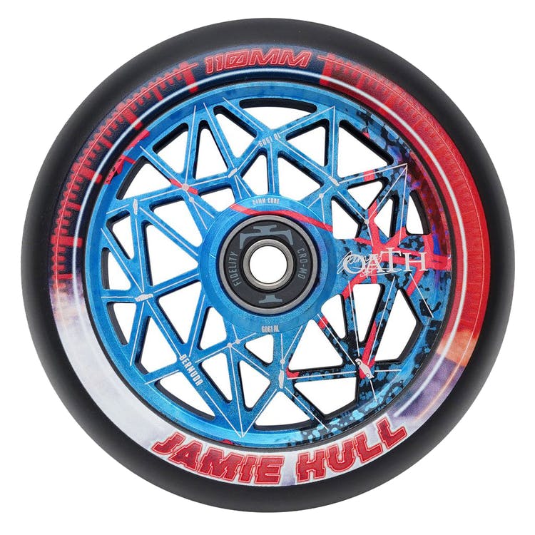 Колесо для самоката Oath Jamie Hull 110 Чёрный/красный/синий