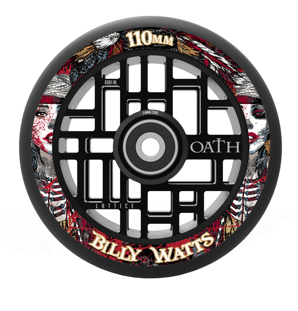 Колесо для самоката Oath Billy Watts Чёрный