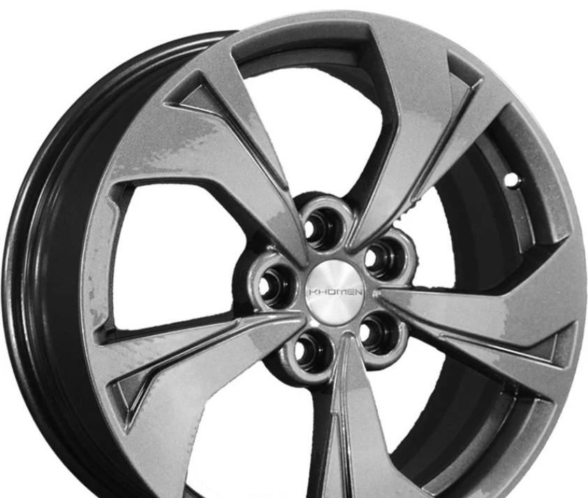 

Колесный диск Khomen Wheels KHW1724 (Jac/Moskvich 3) 7x17 5x108 ET40 D54,1 Gray, KHW1724 (Jac/Москвич 3)