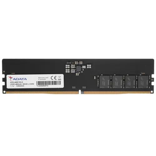 

Оперативная память ADATA (AD5U480016G-S), DDR5 1x16Gb, 4800MHz